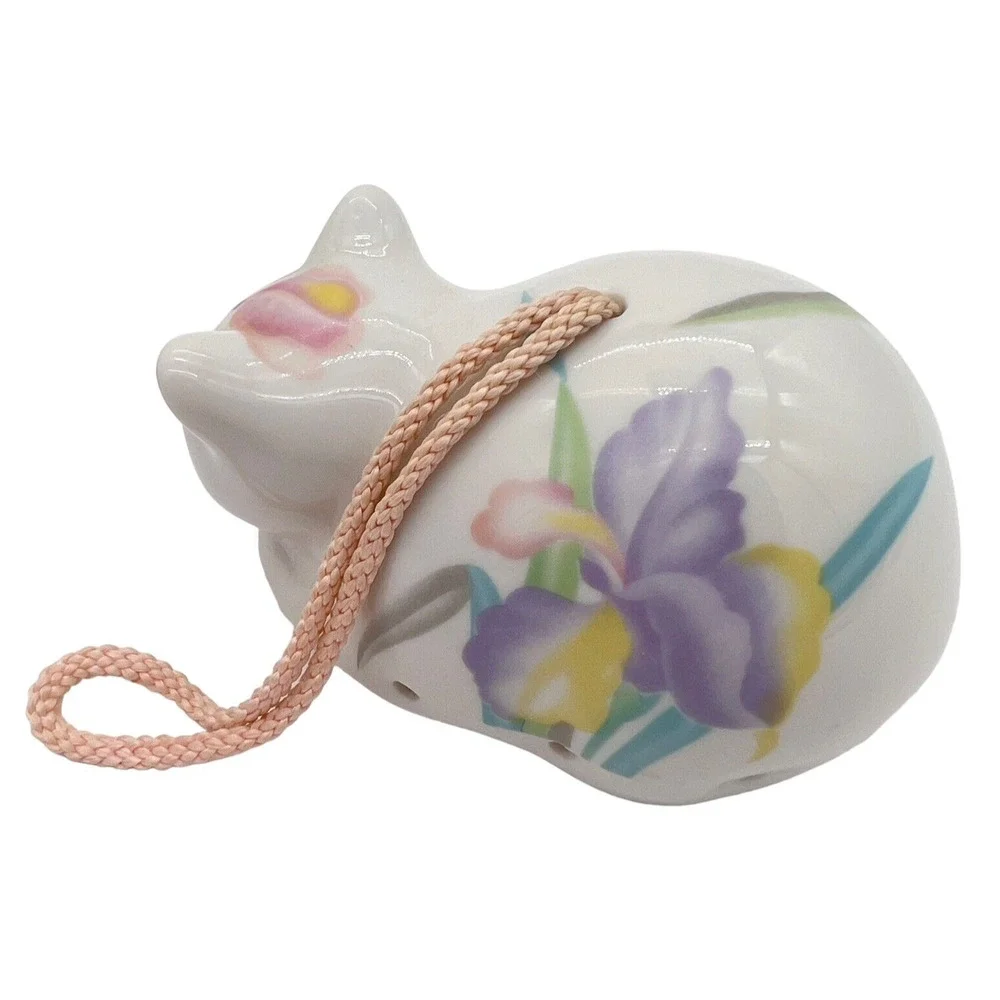 VTG 80s Avon Potpourri Holders Room Deodorizers Pair Kittens Porcelain Japan